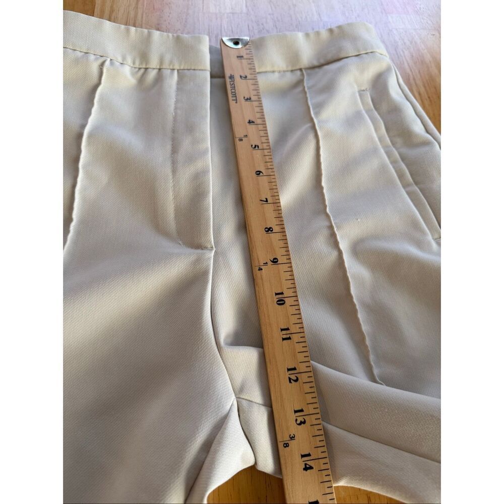 Zara Tailored High-Rise Slim Ankle Trousers in Cream– Women’s Small - Picture 9 of 12